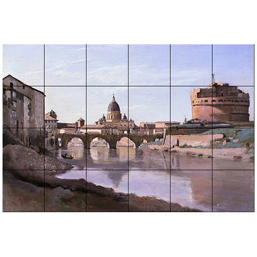 Corot "Castle Sant Angelo"